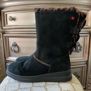 Ugg I love Ugg Suede Winter Short Boots black 9